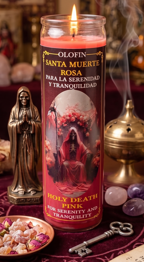 Santa Muerte "Pink" Serenity & Tranquility Altar Service