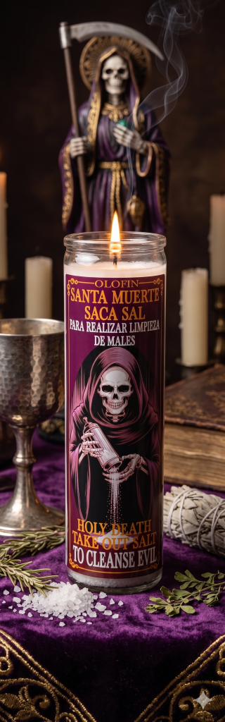 Santa Muerte "Take Out Salt" Cleansing & Purification
