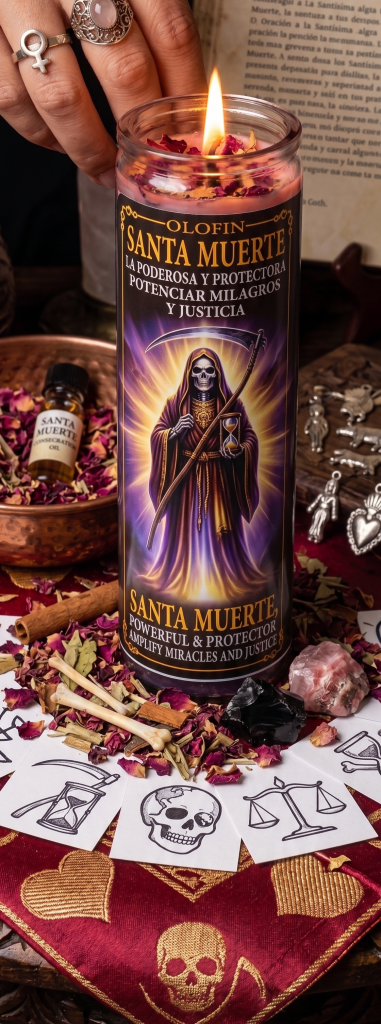 Santa Muerte Powerful & Protector Amplify Miracles & Justice